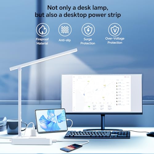 Desk Lamp with USB Charging Port
