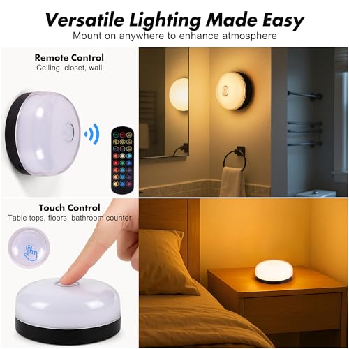 4 Pack Waterproof Shower Lights for Inside Shower (4 Count)