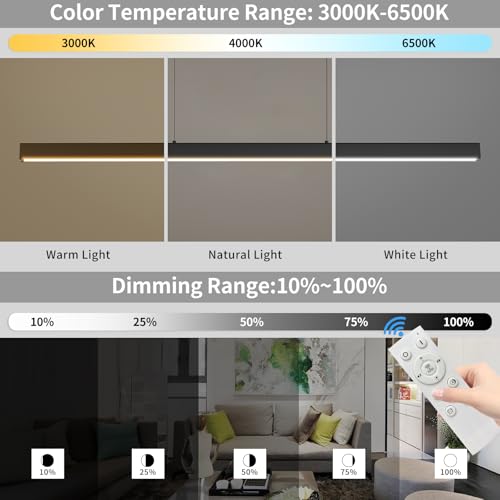 Modern LED Linear Pendant Light