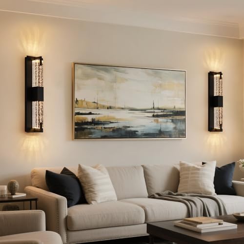Battery Operated Crystal Wall Sconc (2 Count)