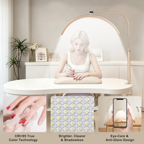 Half Moon Light for Nail Desk