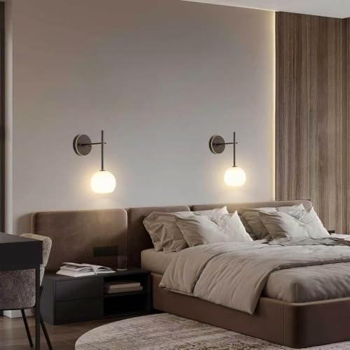 4 Pack White Frosted Globe Glass Shade (4 Count)