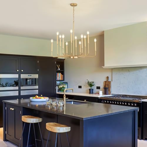 Modern Gold Chandelier for Dining Room