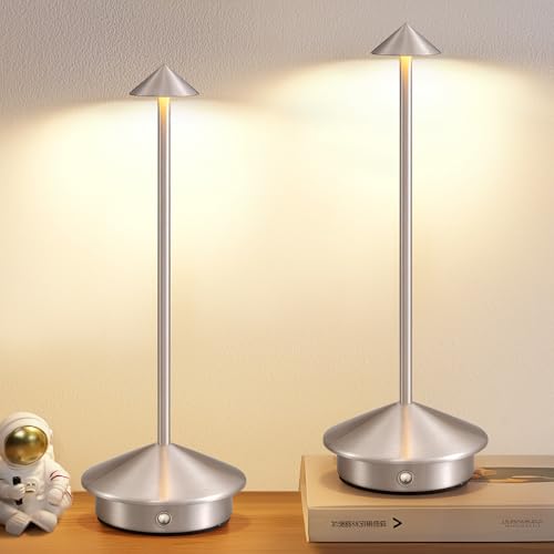 Modern Cordless Table Lamp Set of 2 (2 Count)