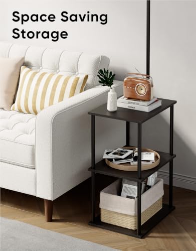 Floor Lamp with Table 2 (Black)