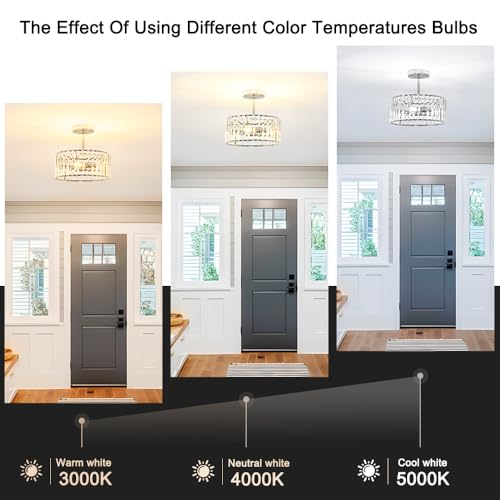 Modern Crystal Ceiling Light