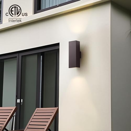 18" Modern Outdoor Porch Light (2 Count)