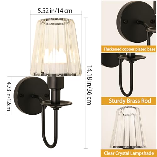 Battery Operated Wall Sconces Set of 2 (2 Count)