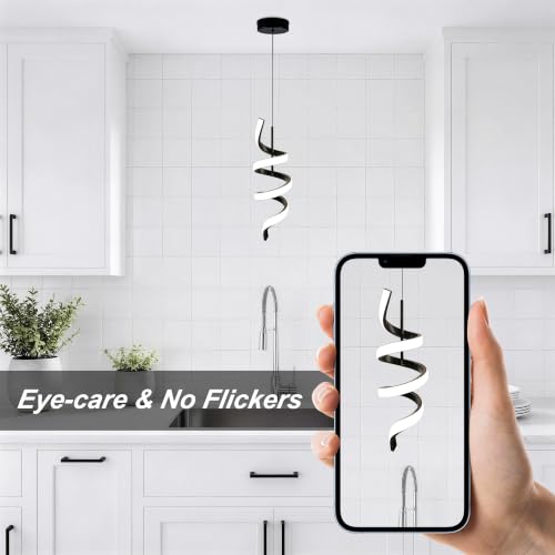 Spiral Modern LED Pendant Lighting
