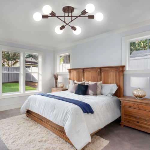 Modern Sputnik Chandelier Ceiling Light Fixture 6