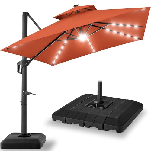 10x10ft Cantilever Patio Umbrella w