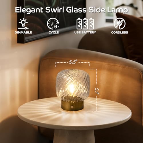 Battery Operated Table Lamp with Timer