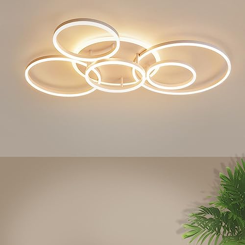 Chaners Ceiling Light LED Ceiling Light Ring Design Lighting Dimmable with Remote Control Lights for Living Room Bedroom Hallway