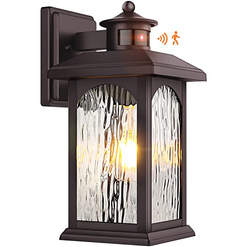 Motion Sensor Outdoor Wall Light Fixture