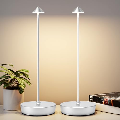 2Pack Rechargeable Cordless Table Lamp (2 Count)