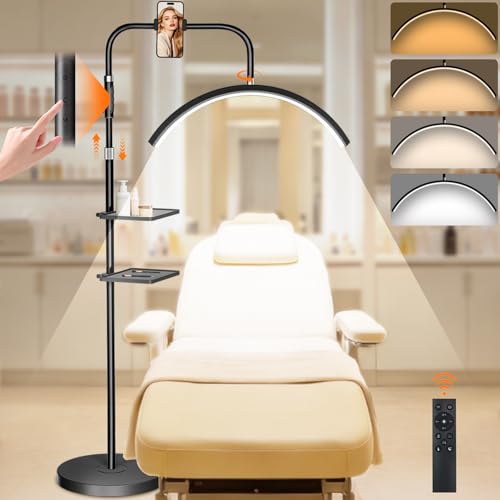 Half Moon Lash Light Dimmable Esthetician Floor Lamp