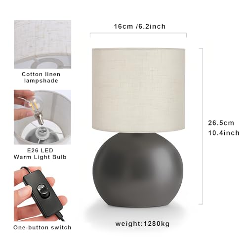 Modern Small Table Lamp Set of 2 (2 Count)