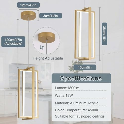 Modern Led Pendant Light Fixture