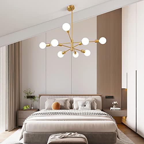 Chandeliers for Dining Room Gold 8
