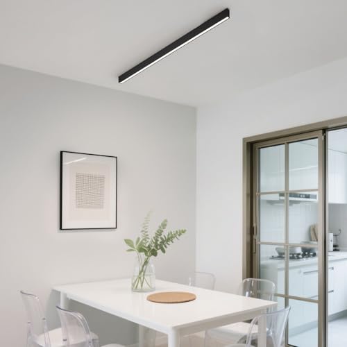 Black ceiling light LED