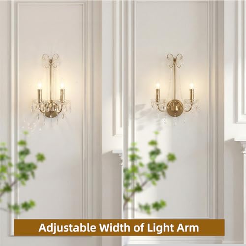 Crystal Wall Sconce Light