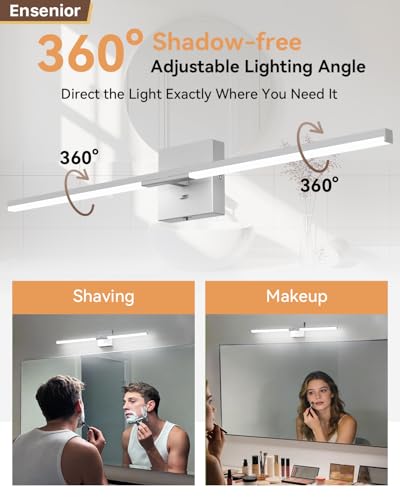 32" Matte Grey Modern Bathroom Vanity Lights