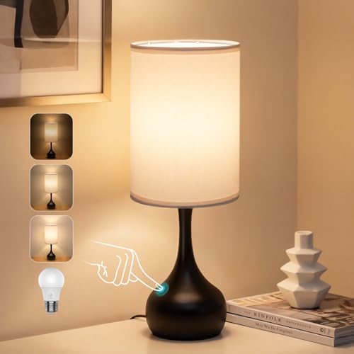 Touch Bedside Lamp for Bedroom