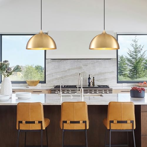 Gold Pendant Light 2 Pack
