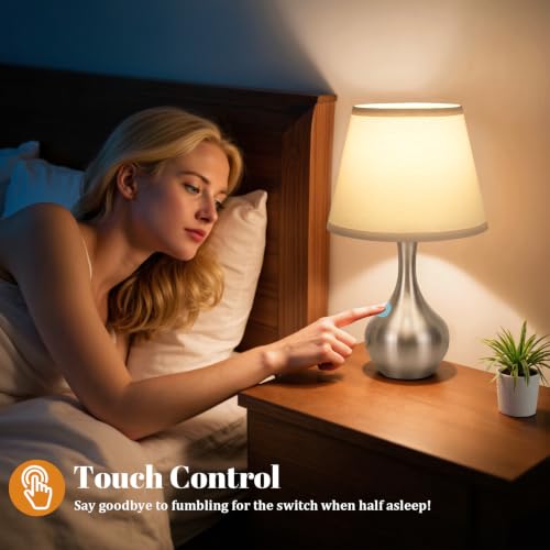16.1" Touch Table Lamp for Nightstand