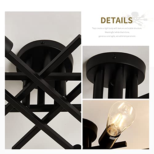 Semi Flush Mount Modern Ceiling Light Fixture