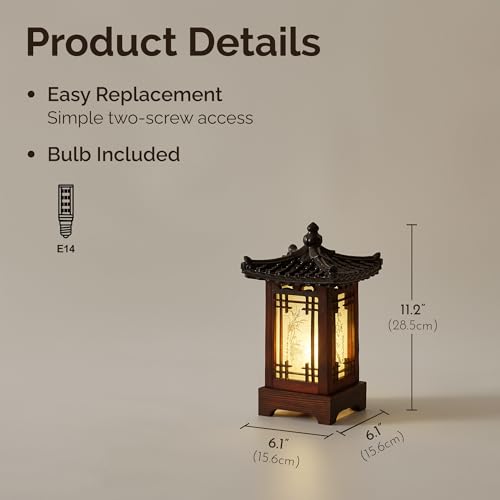 Traditional Korean Wood Lamp