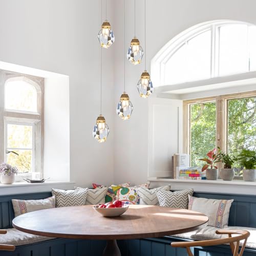 5 Light Crystal Chandelier