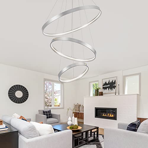 Modern Brushed Nickel LED 3