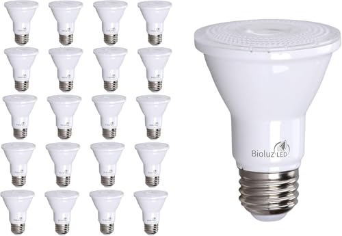 20 Pack PAR20 LED Bulbs 5000K Daylight Dimmable 50 Watt Equivalent Using 7W (20 Count)