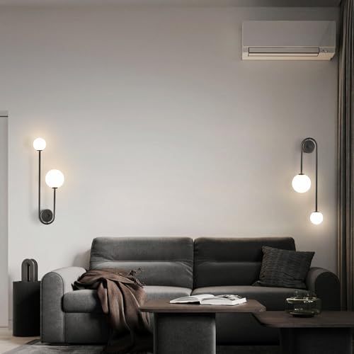 Modern Glass Globe Wall Light 2