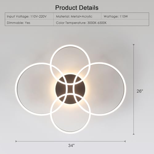 Modern LED Ceiling Light 4