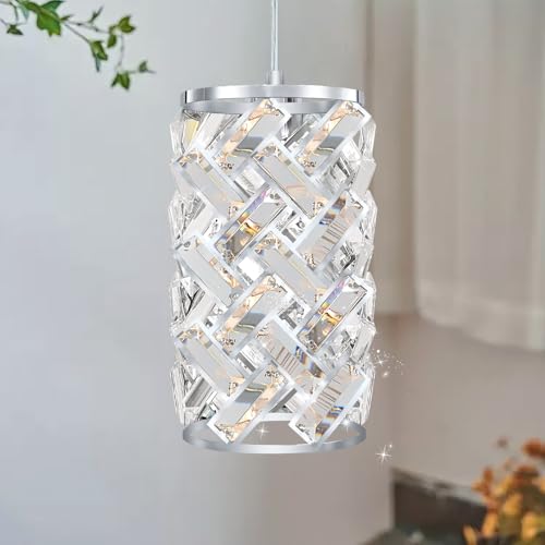 Chrome Crystal Pendant Light