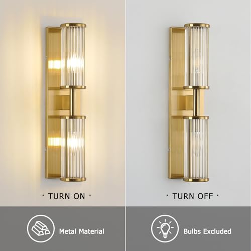 Brushed Brass Wall Sconces