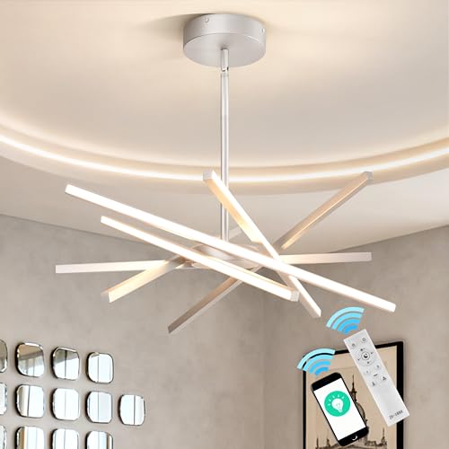 Modern Silver LED 6