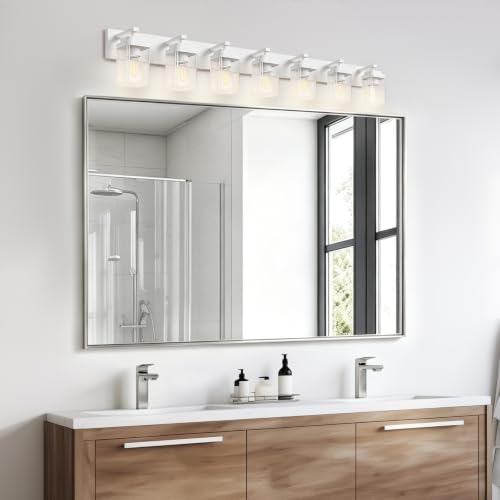 White Bathroom Light Fixtures