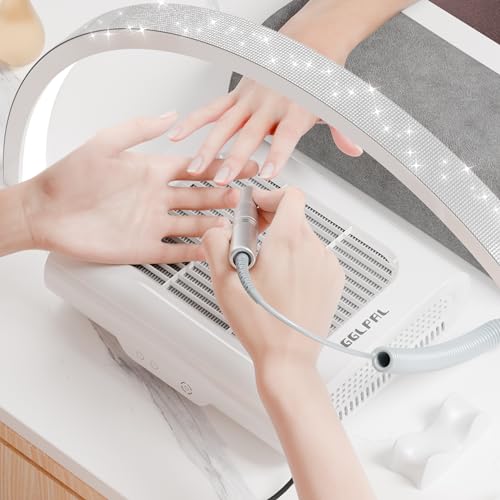 Large Half Moon Light for Nail Desk