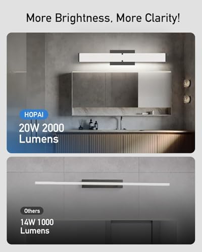 Modern Bathroom Light Fixtures Over Mirror 16 Inch