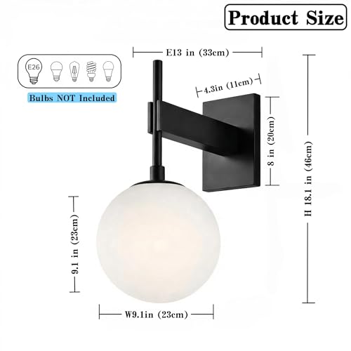 Modern Globe Outdoor Wall Sconce