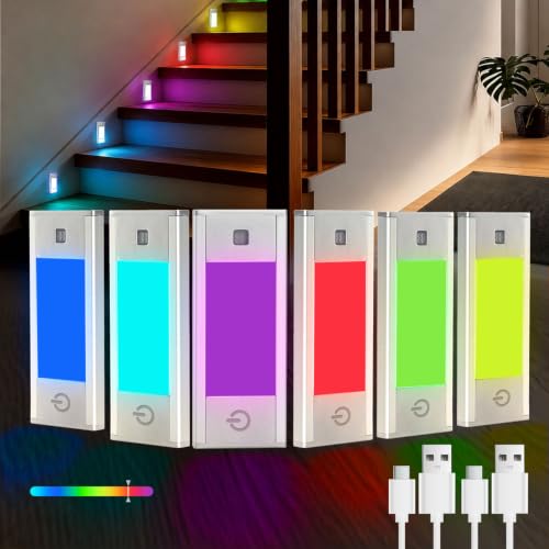 Rechargeable Motion Sensor Night Light (6 Count)