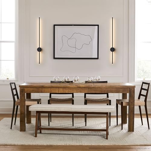 Battery Operated Modern Wall Sconce Set of Two