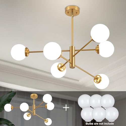 Chandeliers for Dining Room Gold 6