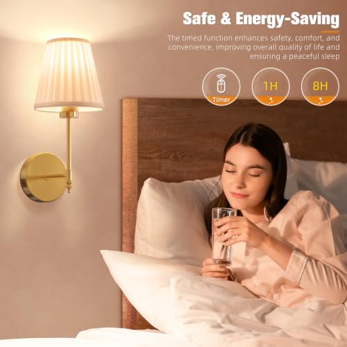 14.5 inch Battery Operated Wall Sconce Set of 2 (2 Count)