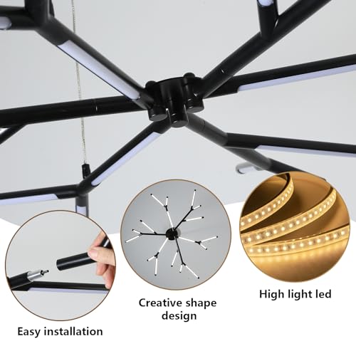 Modern LED Linear Chandelier