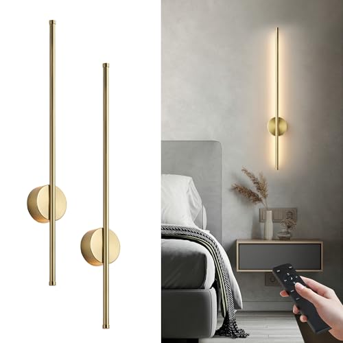 Battery Operated Modern Wall Sconce Set of Two (2 Count)