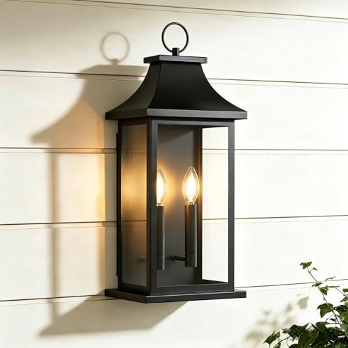 2 Pack 22'' Outdoor Wall Lantern (2 Count)